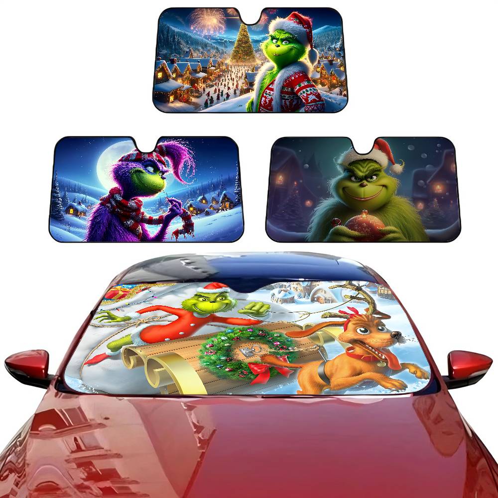 Car Accessories Window - Film The G-Grinch C-Christmas Windshield Sun