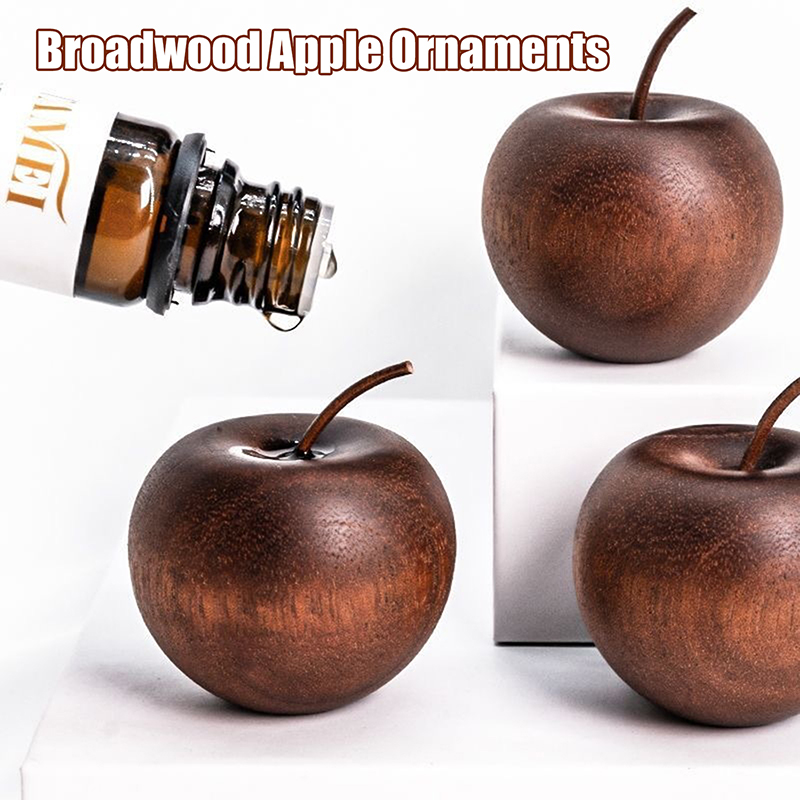 1PCS Of Wooden Apple Shaped Es - Car Fragrance Diffuser review and price