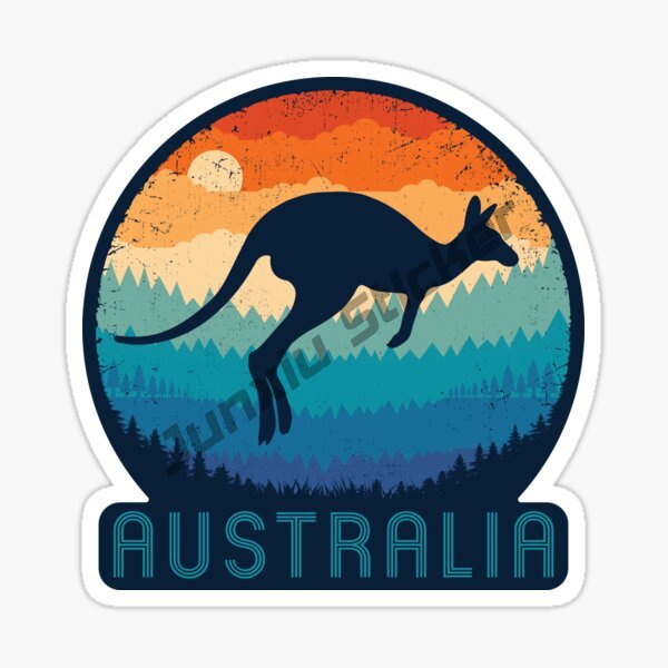 Australia Map BUMPER STICKER V - Car Accessories Australia review and price