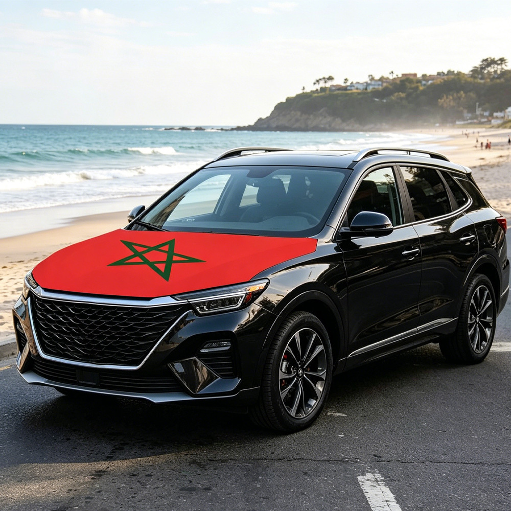National Morocco Flag Banner C - Car Accessories Banner review and price