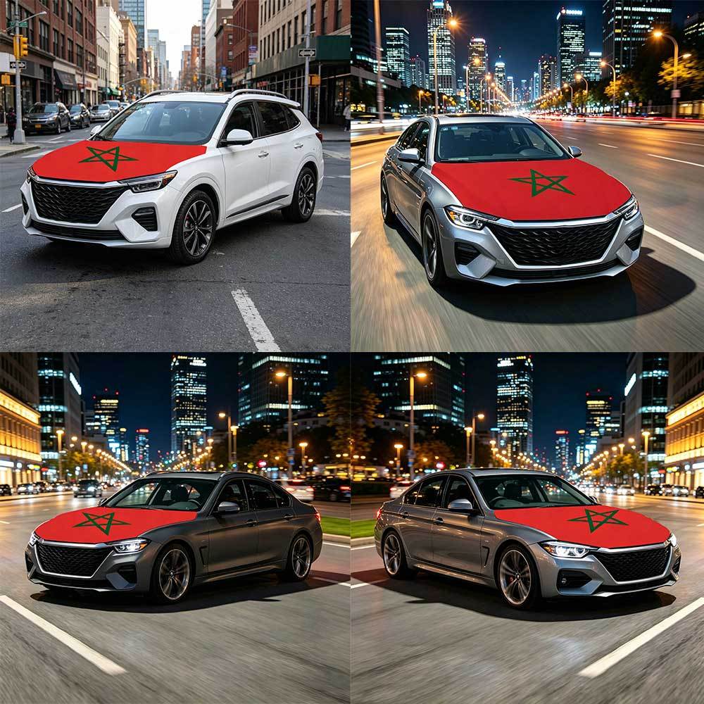 National Morocco Flag Banner C - Car Accessories Banner review and price