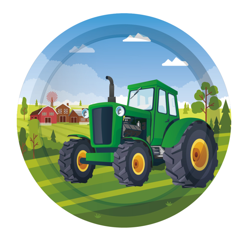 Green Farm Tractor Theme Dispo - Car Accessories Banner review and price