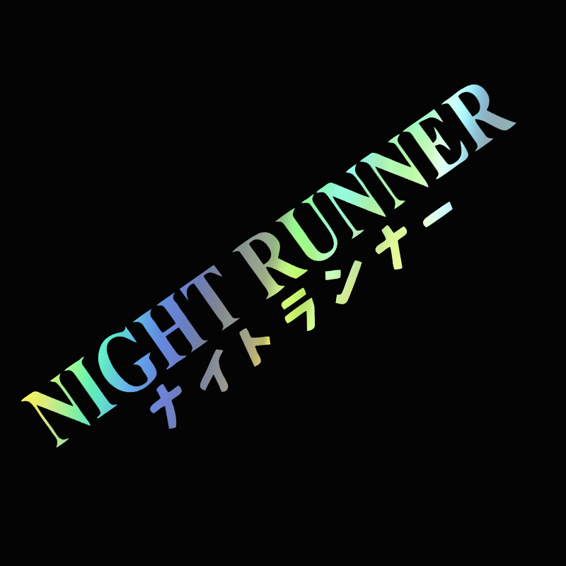 G004 20x4CM Car Sticker NIGHT  - Car Accessories Banner review and price