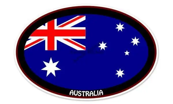 AUS Australia Flag Map Emblem  - Car Accessories Australia review and price