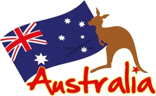 AUS Australia Flag Map Emblem  - Car Accessories Australia review and price