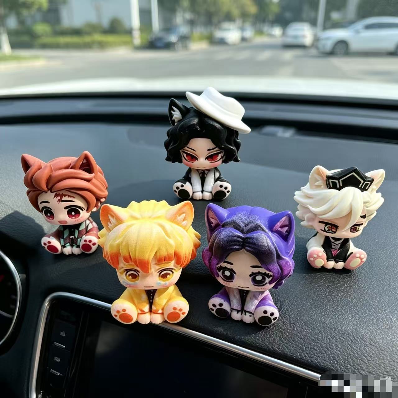 Demon Slayer Cute Chibi Figuri - Car Accessories Cute review and price