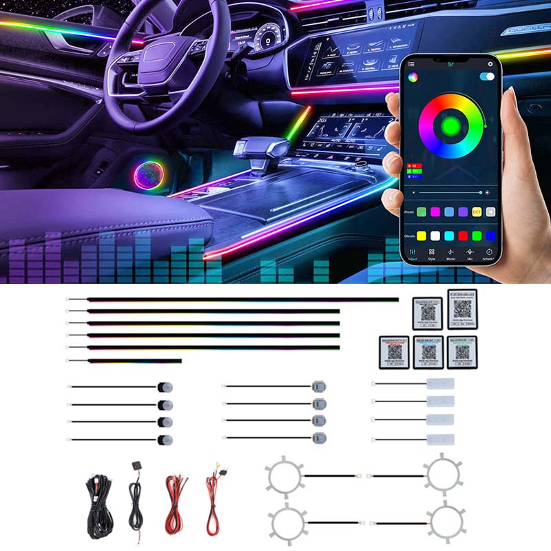 22 in 1 Dream Color RGB Dynami - Led Interior Ambient Light review and price