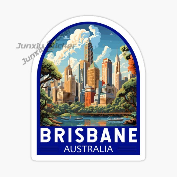 Australia BRISBANE Flag Vinyl  - Car Accessories Australia review and price
