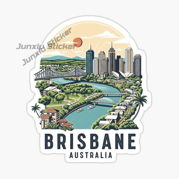 Australia BRISBANE Flag Vinyl  - Car Accessories Australia review and price