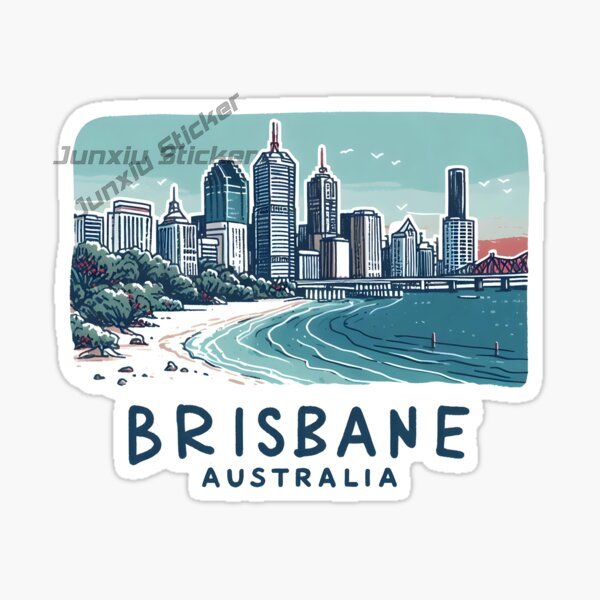 Australia BRISBANE Flag Vinyl  - Car Accessories Australia review and price
