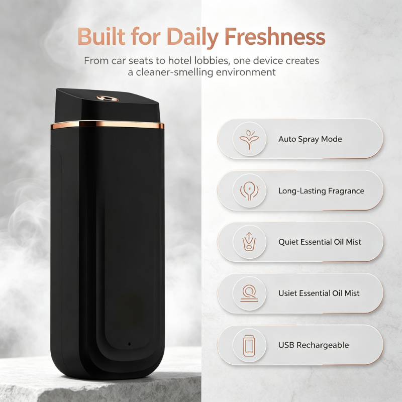 Rechargeable Automatic Aroma D - Car Fragrance Diffuser review and price