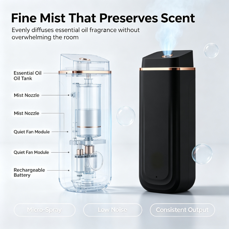 Rechargeable Automatic Aroma D - Car Fragrance Diffuser review and price