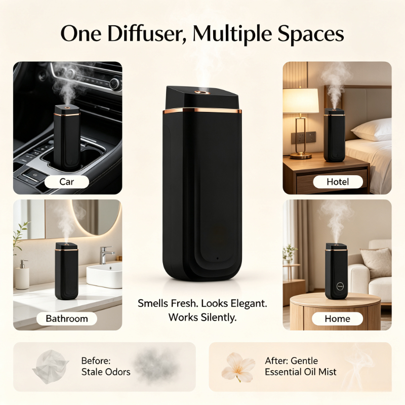Rechargeable Automatic Aroma D - Car Fragrance Diffuser review and price