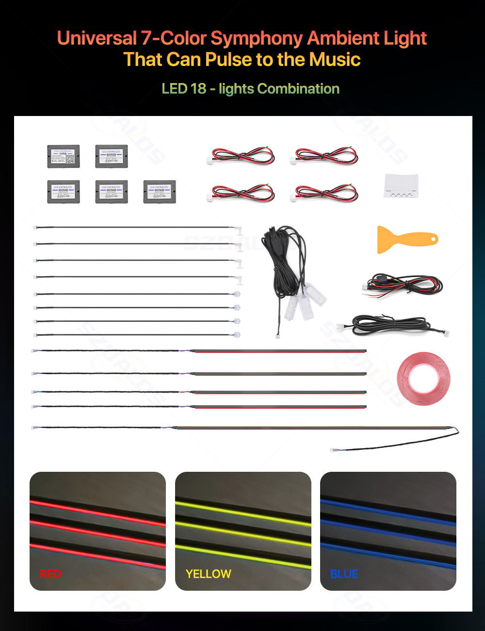 Hot Selling Car Ambient Light  - Led Interior Ambient Light review and price