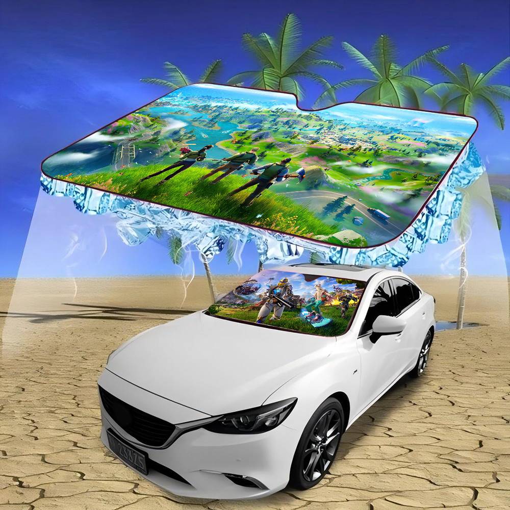 Cartoon Game F-FortniteS Car W - Car Accessories Window review and price