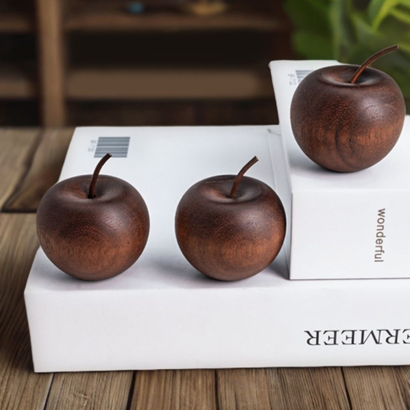 1PCS Of Wooden Apple Shaped Es - Car Fragrance Diffuser review and price