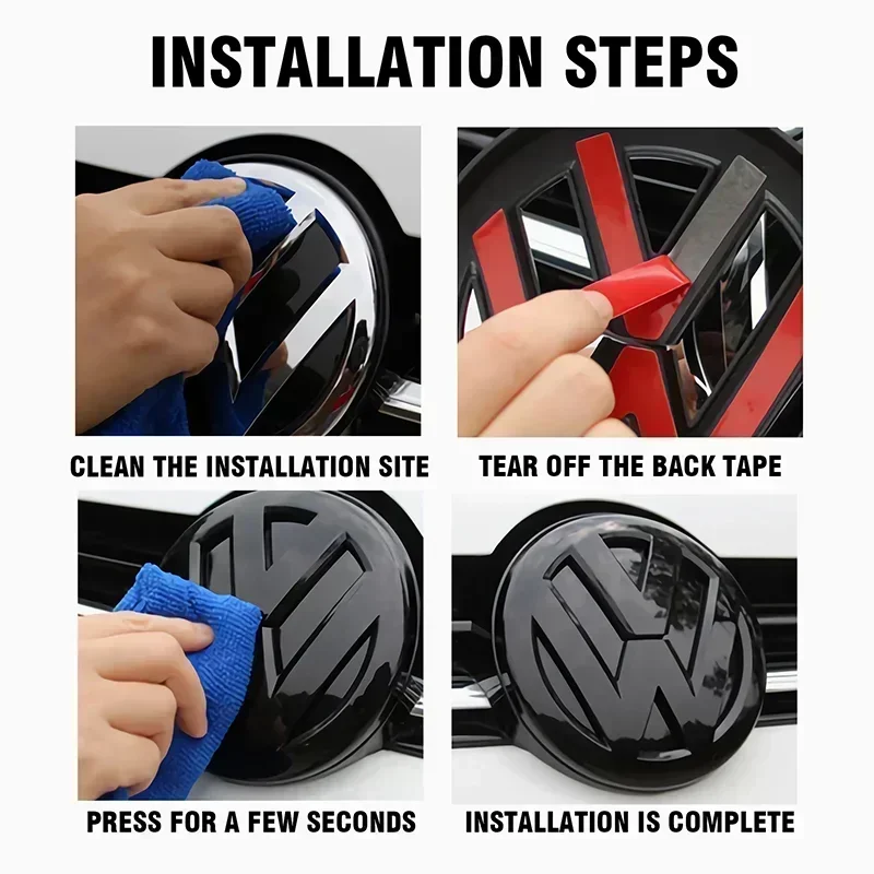 ABS 3D car front and rear badg - Car Accessories Quick Delivery review and price