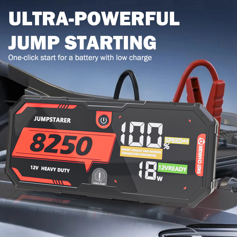 8250A 12V Car Jump Starter Por - Portable Jump Starter review and price