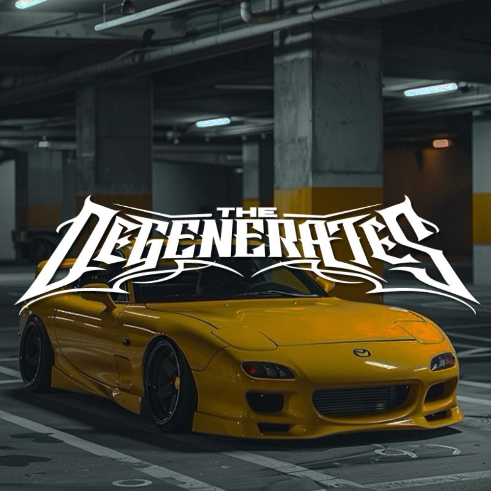 1pc THE DEGENERATES JDM Sport  - Car Accessories Banner review and price